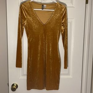 H&M Divided Gold Dress